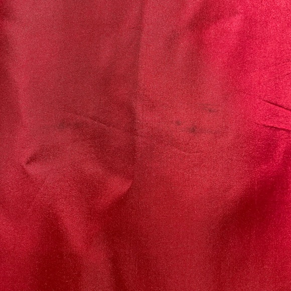 Vintage Lightweight Red Silk Bomber Jacket Size PP - Picture 9 of 9